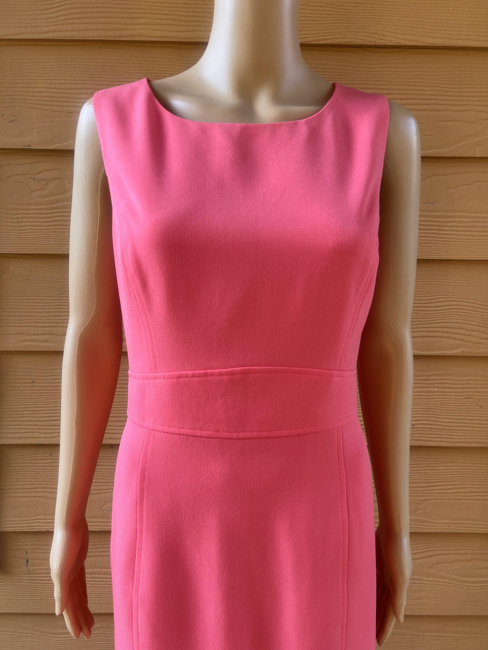 Kasper crepe coral dress size 10 suit size 8 timeless