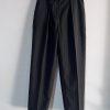 Jones New York 2PC Pleated Pant Suit Size 10 Black Striped Business