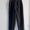 Jones New York 2PC Pleated Pant Suit Size 10 Black Striped Business