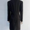 IMG_8217 Tahari ASL Skirt Suit Size 10 Black Metallic Cocktail