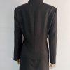 IMG_8218 Tahari ASL Skirt Suit Size 10 Black Metallic Cocktail