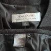 IMG_8220 Tahari ASL Skirt Suit Size 10 Black Metallic Cocktail
