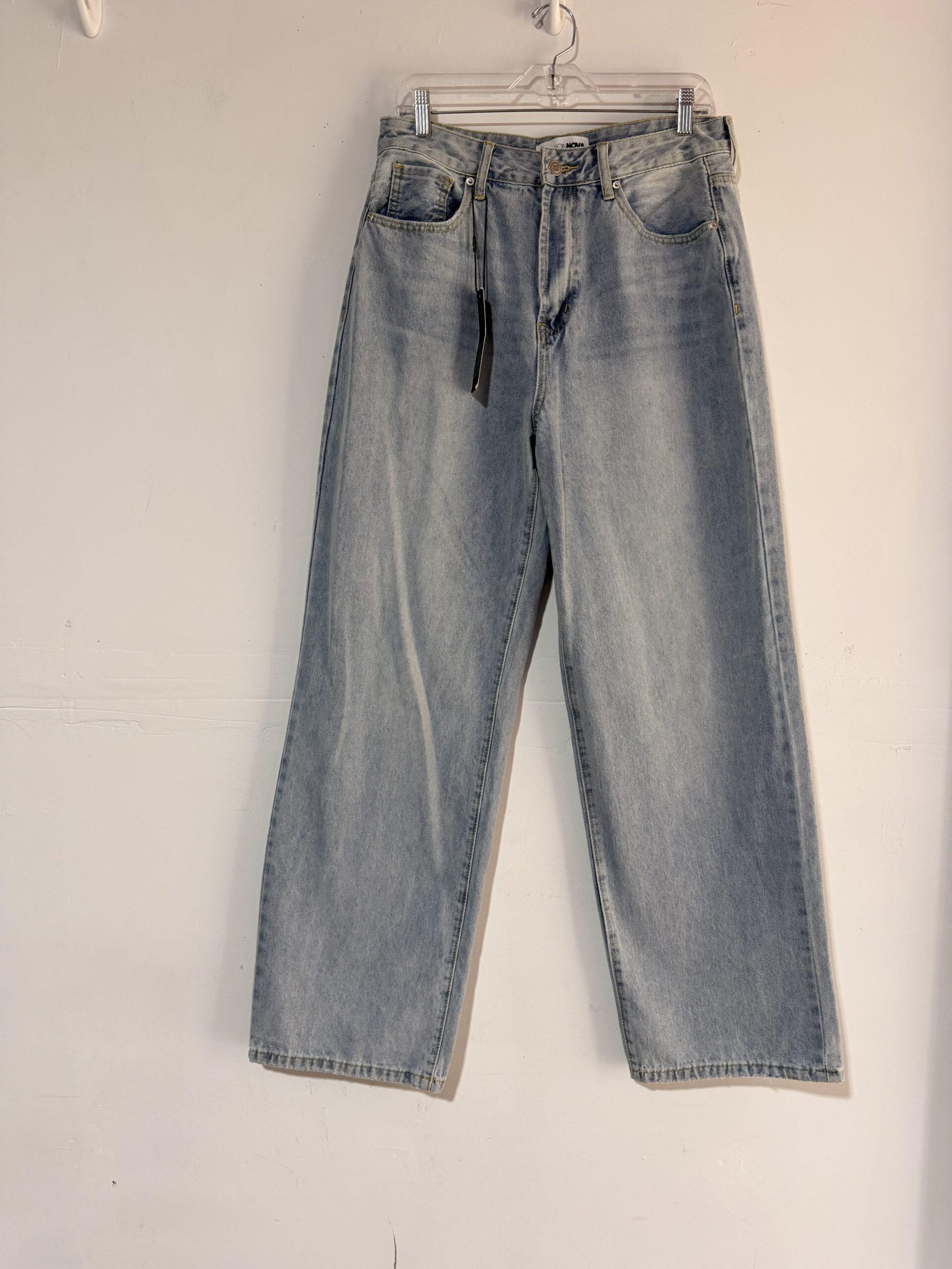 New Fashion Nova Wash Light Blue Wide Leg Denim Size 11/M