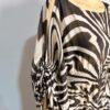 Michael Kors Brown Zebra Print Kaftan Size XS Maxi Dress