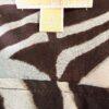 Michael Kors Brown Zebra Print Kaftan Size XS Maxi Dress