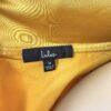 Lulus Yellow Mustard Backless Maxi Gown Dress Size M