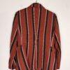 Mural Women One Button Blazer Striped Tailored Size M