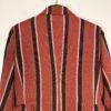 Mural Women One Button Blazer Striped Tailored Size M