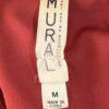 Mural Women One Button Blazer Striped Tailored Size M