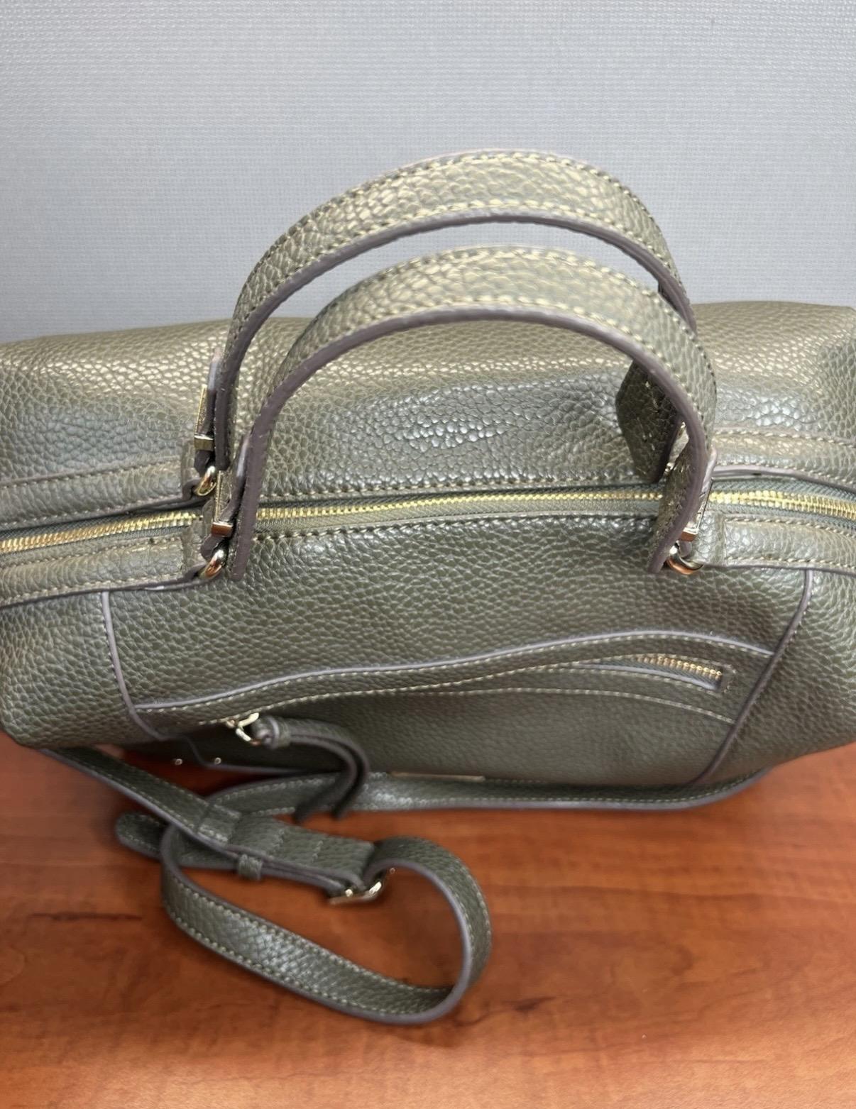 Nine West Olive Green Carryall Shoulder Crossbody Handbag