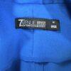 7TH Avenue Mid Length Vest Size M Belted Blue Pockets