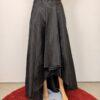Adrianna Papell Asymmetrical Skirt Size 6 Black Belted