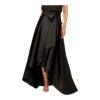 Adrianna Papell Asymmetrical Skirt Size 6 Black Belted