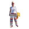 New York and Company Multicolor Striped Women Pants Size S
